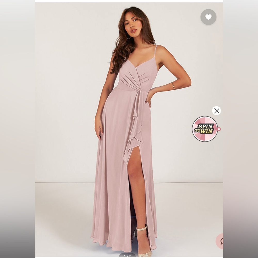 Azazie Akita Bridesmaid Dress in Dusty Rose